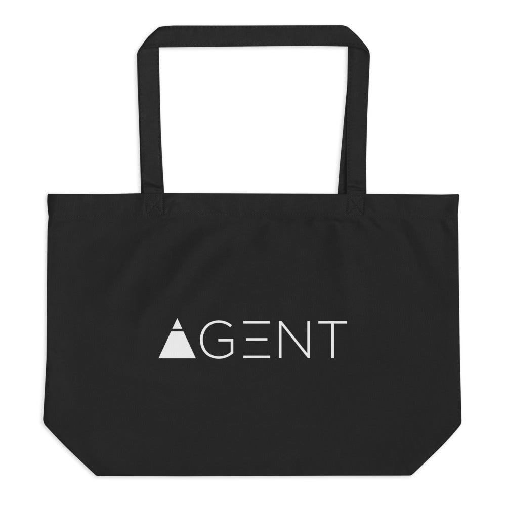 Large organic cotton tote bag